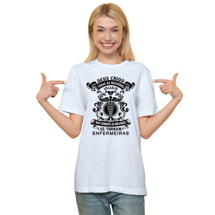 Camiseta Melhores Enfermeiras Estampa Personalizada