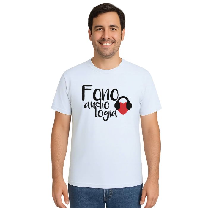 Camiseta Fonoaudiologia Universitária Personalizada