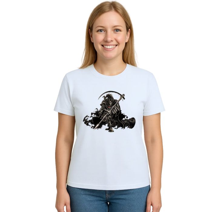 Camiseta A Morte Gótica Dark Estampa Personalizada