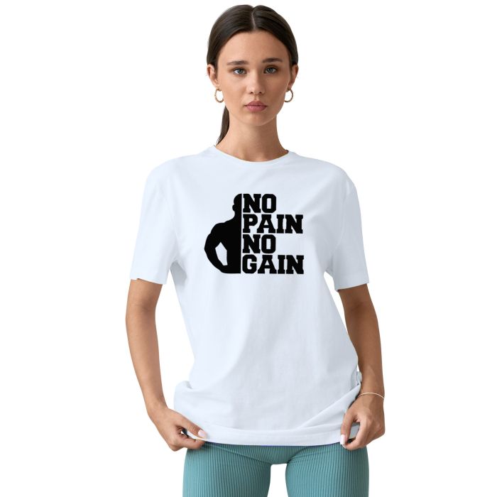 Camiseta No Pain No Gain Academia Estampa Personalizada