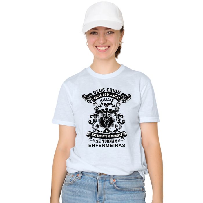 Camiseta Melhores Enfermeiras Estampa Personalizada