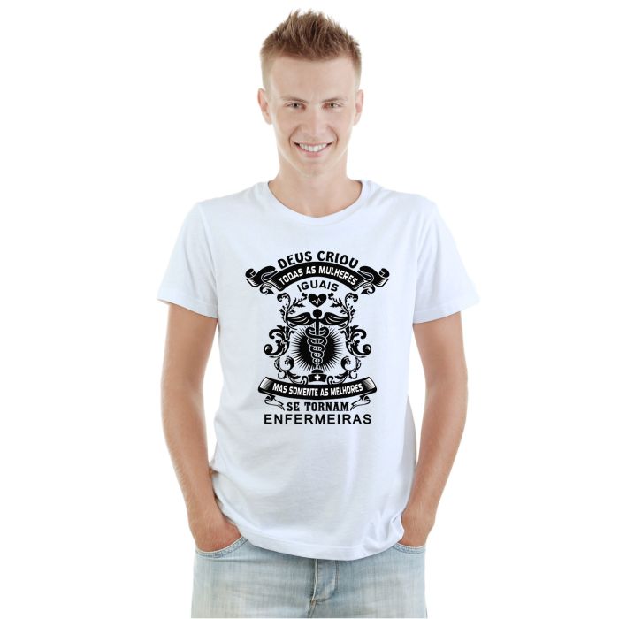 Camiseta Melhores Enfermeiras Estampa Personalizada