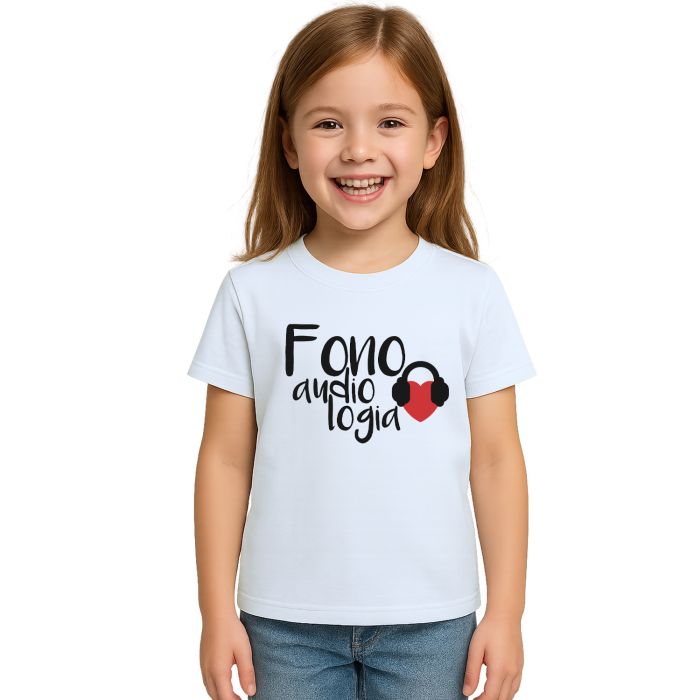 Camiseta Fonoaudiologia Universitária Personalizada