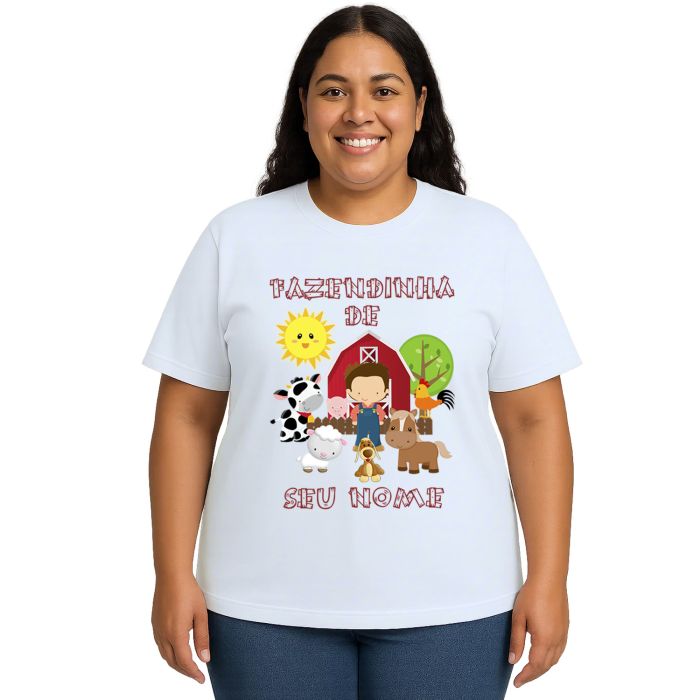 Camiseta Fazendinha Menino Estampa Personalizada