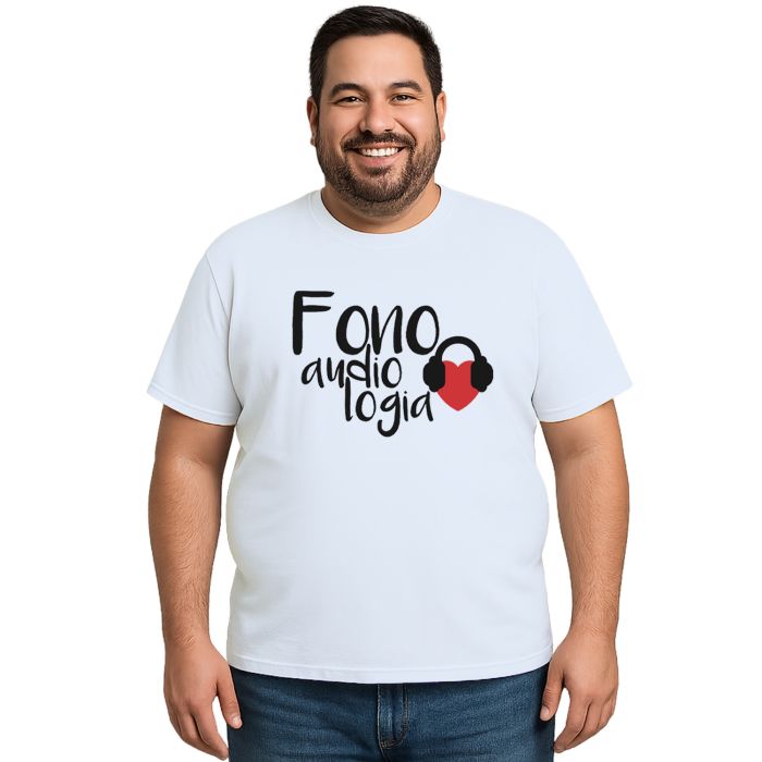 Camiseta Fonoaudiologia Universitária Personalizada
