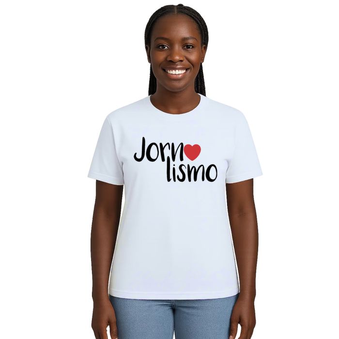 Camiseta Jornalismo Universitária Estampa Personalizada