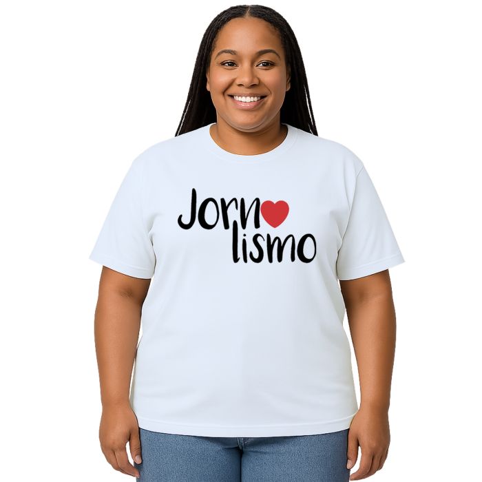 Camiseta Jornalismo Universitária Estampa Personalizada