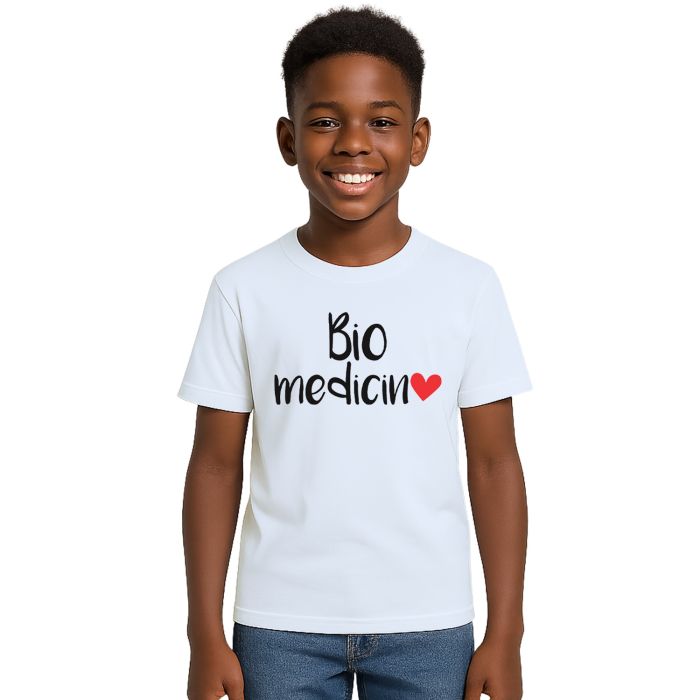 Camiseta Biomedicina Coração Universitária Personalizada