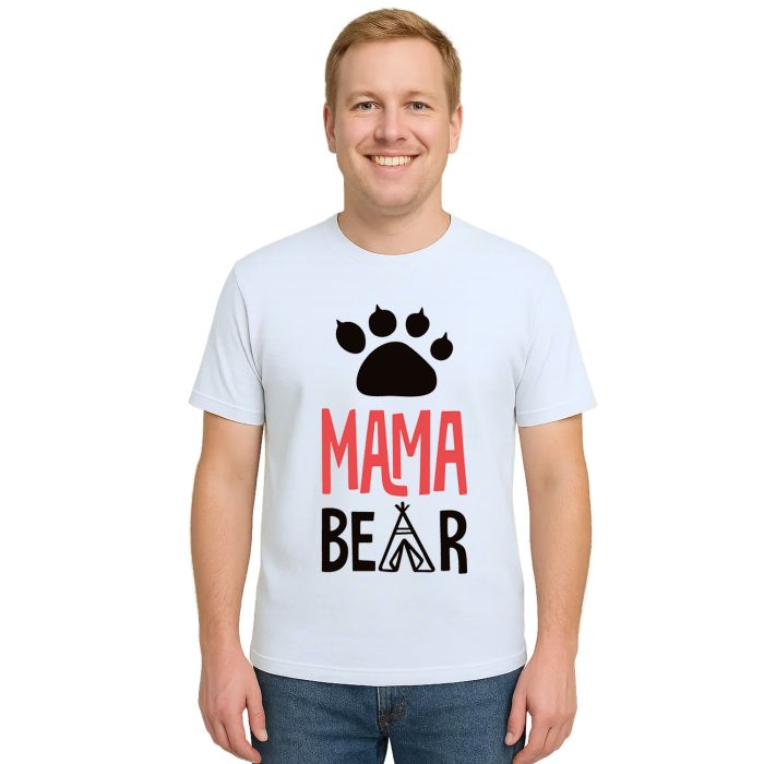 Camiseta Mamãe Ursa Mama Bear Dia Das Mães Personalizada