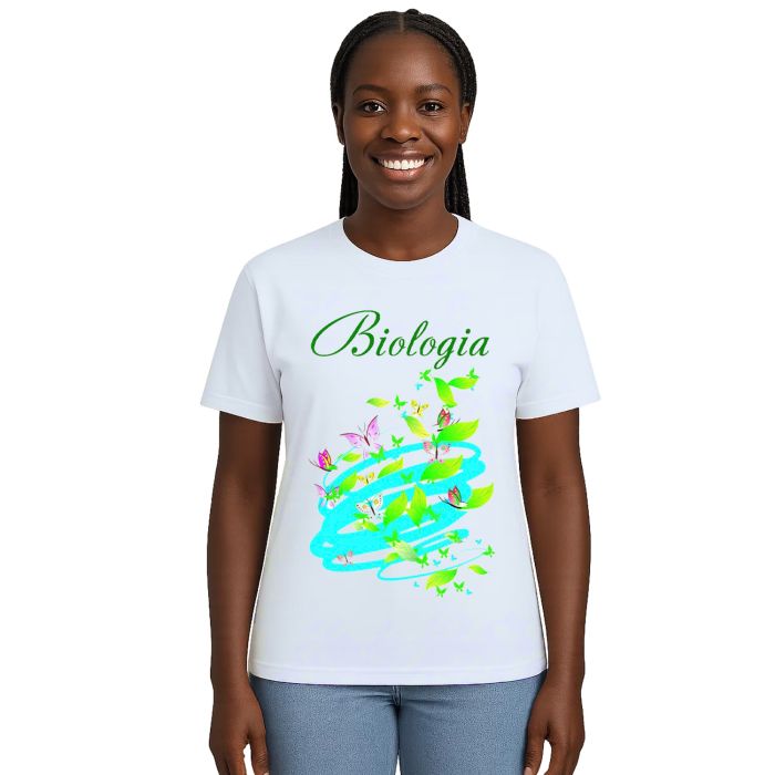 Camiseta Biologia Bióloga Universitária Personalizada