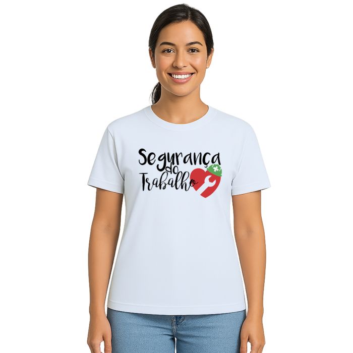 Camiseta Segurança Do Trabalho Personalizada Universitária