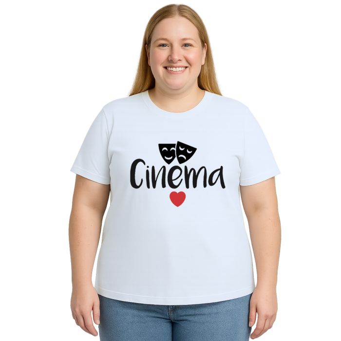 Camiseta Cinema Universitária Estampa Personalizada