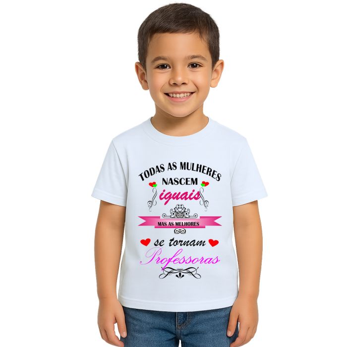 Camiseta Mulheres Melhores Professoras Personalizada