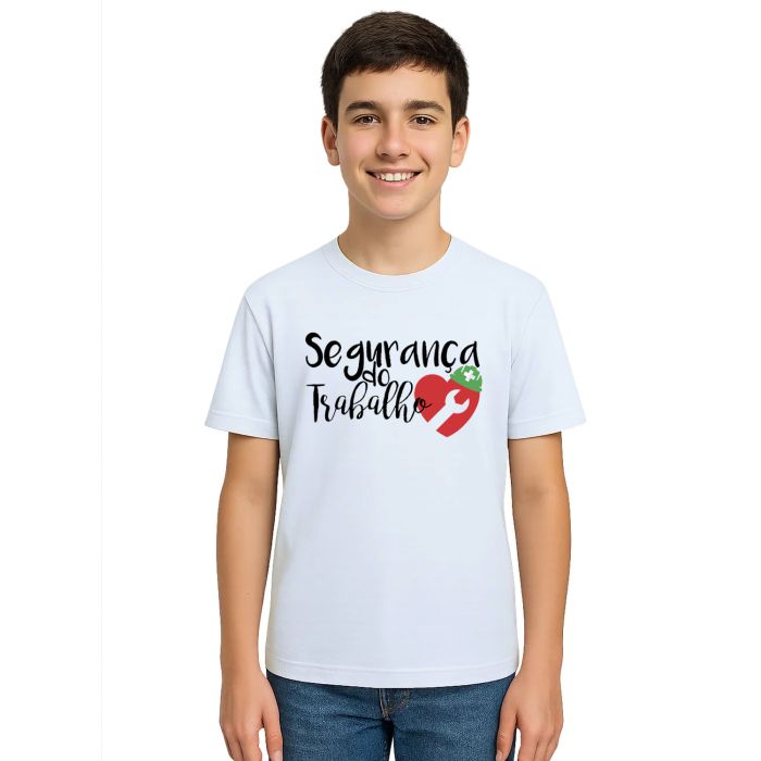 Camiseta Segurança Do Trabalho Personalizada Universitária