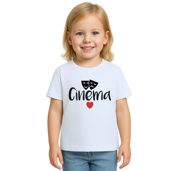 Camiseta Cinema Universitária Estampa Personalizada