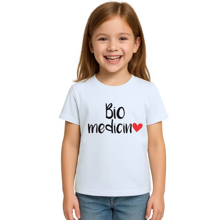 Camiseta Biomedicina Coração Universitária Personalizada