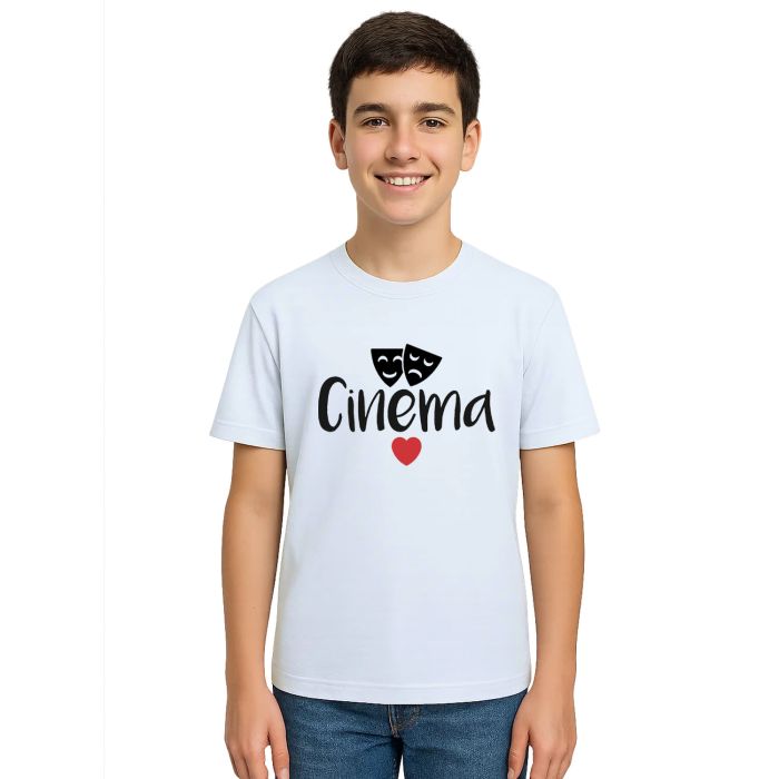 Camiseta Cinema Universitária Estampa Personalizada