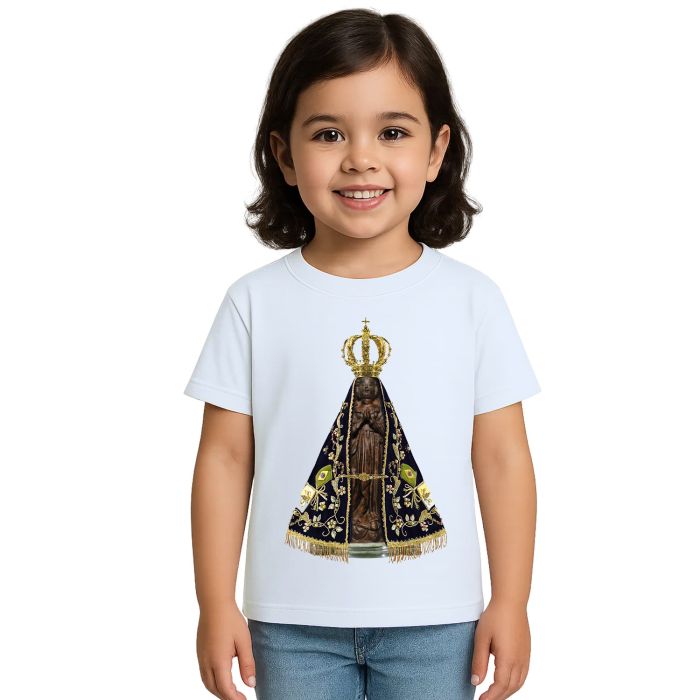 Camiseta Nossa Senhora de Aparecida Real Personalizada