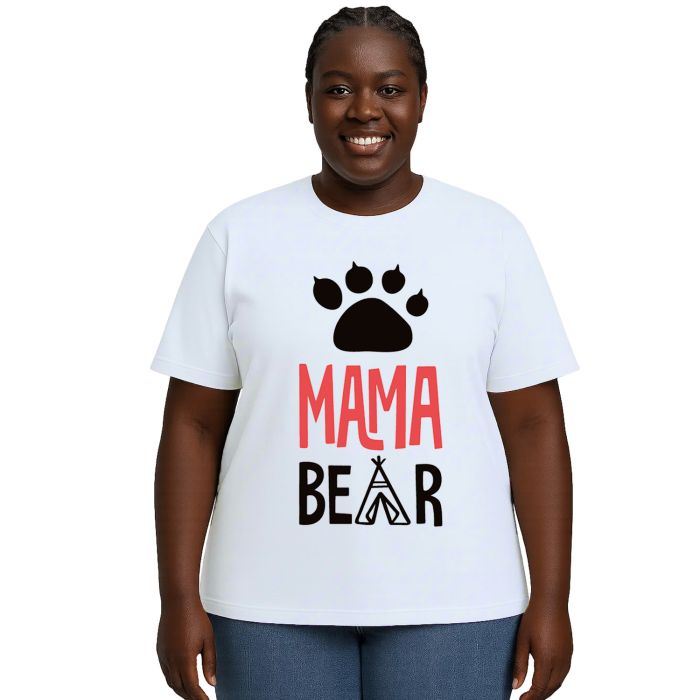 Camiseta Mamãe Ursa Mama Bear Dia Das Mães Personalizada
