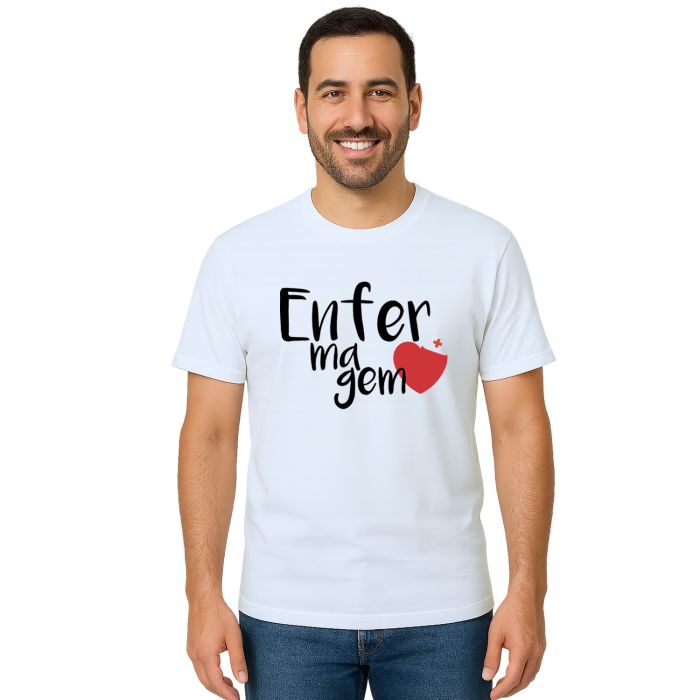 Camiseta Enfermagem Universitária Estampa Personalizada