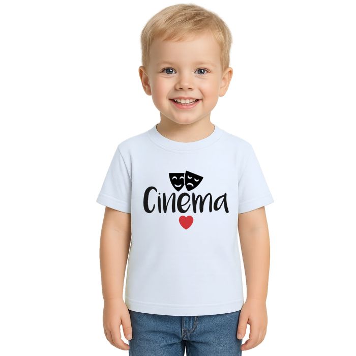 Camiseta Cinema Universitária Estampa Personalizada