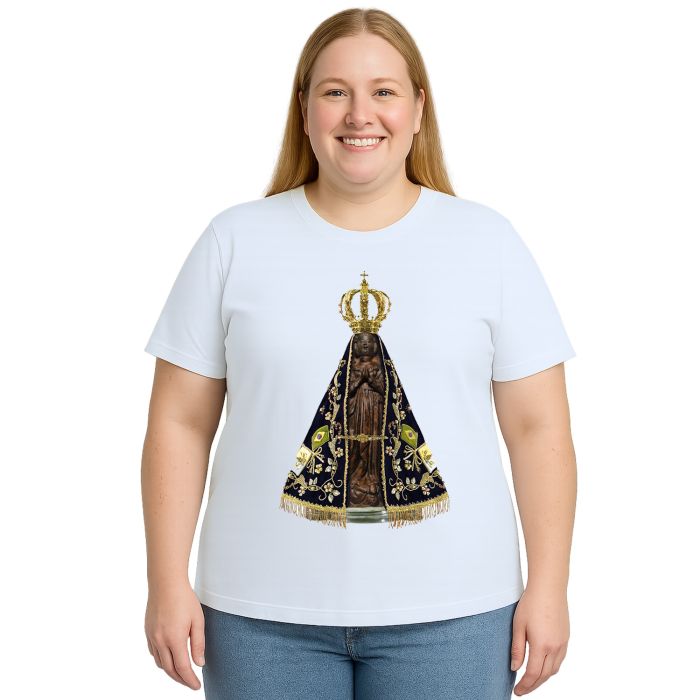 Camiseta Nossa Senhora de Aparecida Real Personalizada