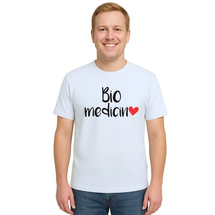 Camiseta Biomedicina Coração Universitária Personalizada