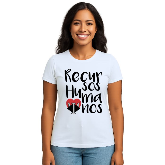 Camiseta Recursos Humanos Universitária Personalizada