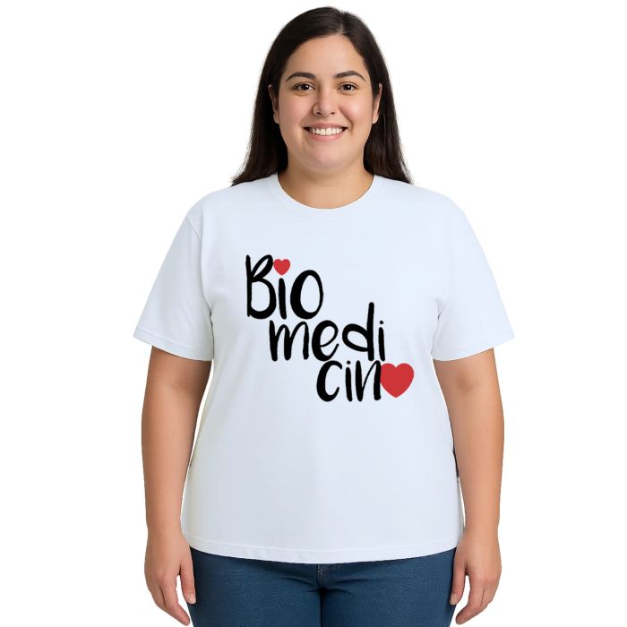 Camiseta Biomedicina Universitária Estampa Personalizada