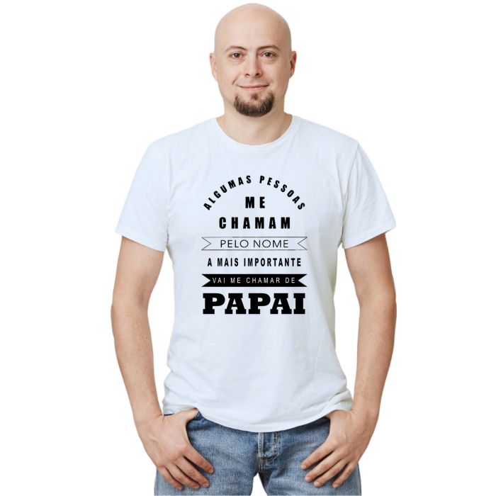 Camiseta Me Chamar De Papai Dia Dos Pais Personalizada