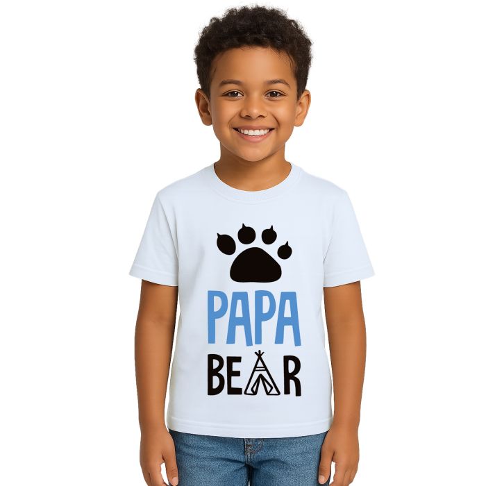 Camiseta Papai Urso Papa Bear Dia Dos Pais Personalizada