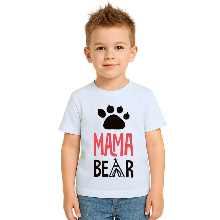 Camiseta Mamãe Ursa Mama Bear Dia Das Mães Personalizada