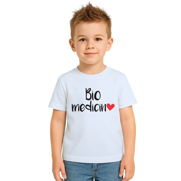 Camiseta Biomedicina Coração Universitária Personalizada