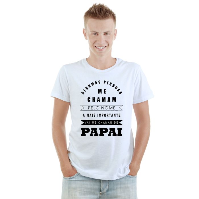Camiseta Me Chamar De Papai Dia Dos Pais Personalizada