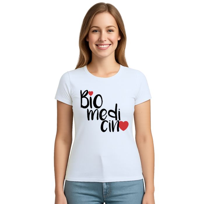Camiseta Biomedicina Universitária Estampa Personalizada