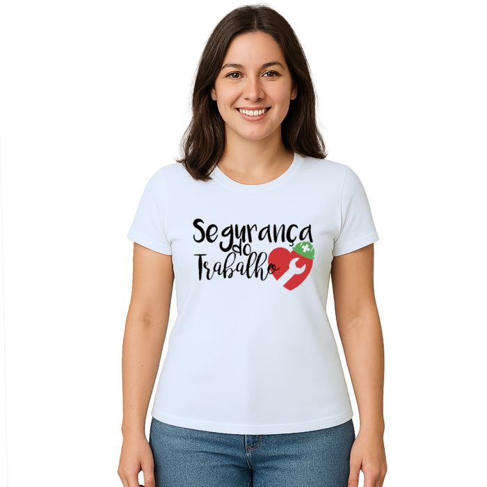 Camiseta Segurança Do Trabalho Personalizada Universitária