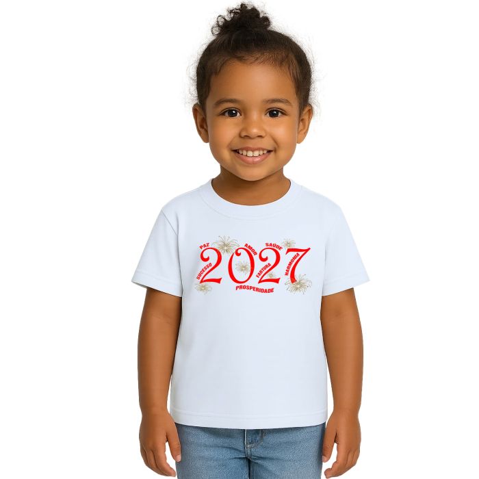 Camiseta Feliz Ano Novo Frases Réveillon Personalizada