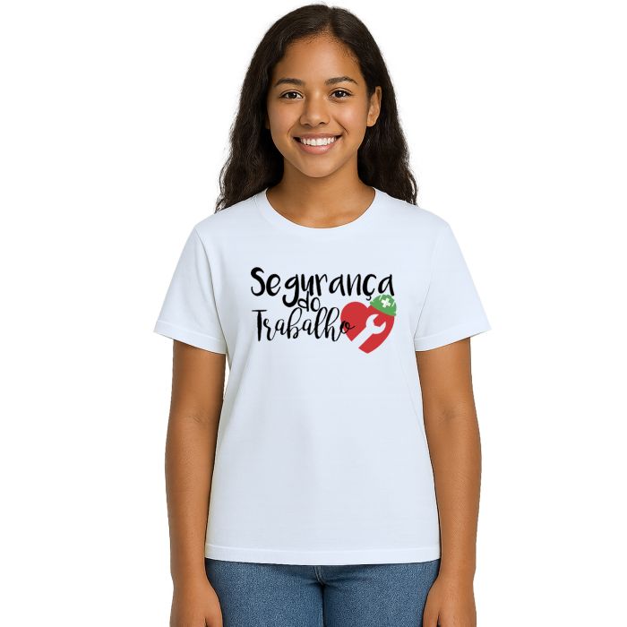 Camiseta Segurança Do Trabalho Personalizada Universitária