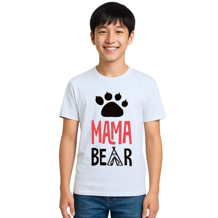 Camiseta Mamãe Ursa Mama Bear Dia Das Mães Personalizada