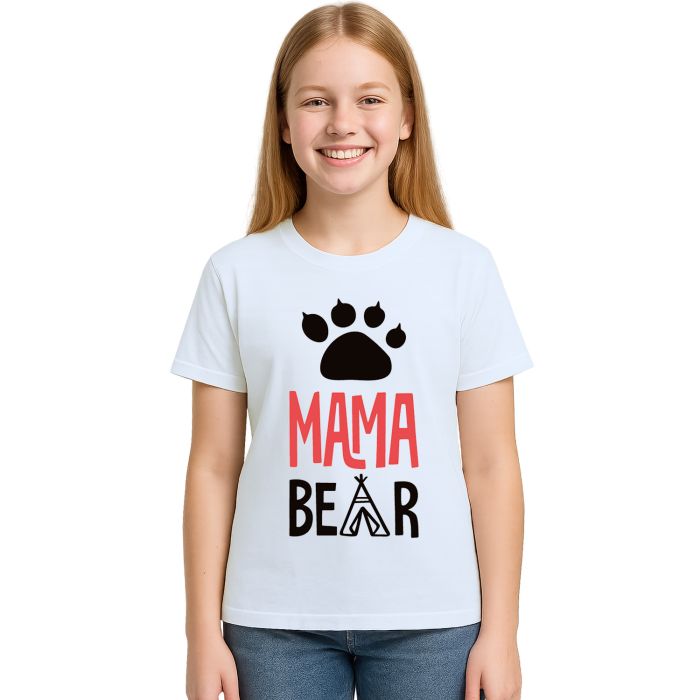Camiseta Mamãe Ursa Mama Bear Dia Das Mães Personalizada