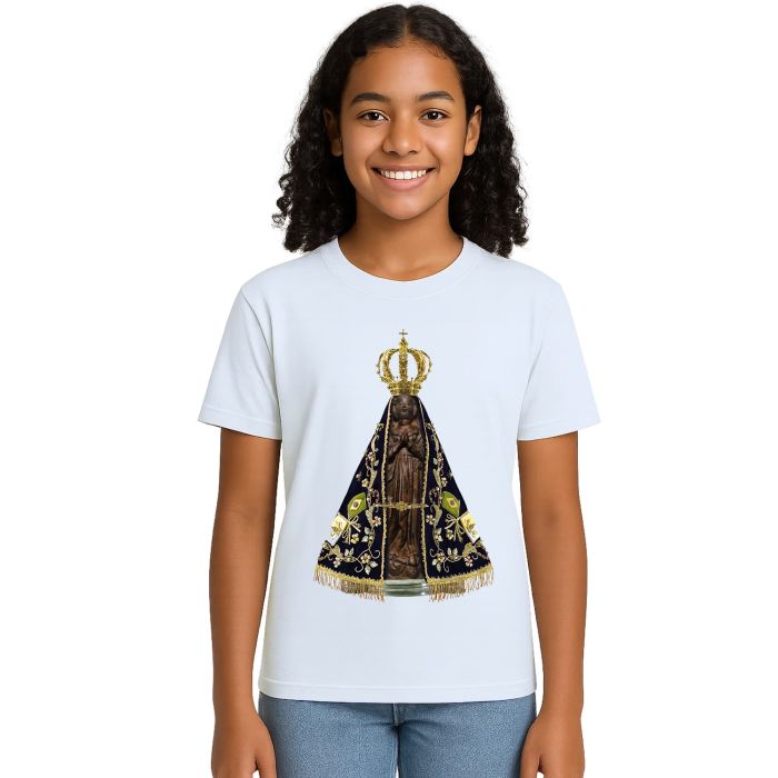 Camiseta Nossa Senhora de Aparecida Real Personalizada