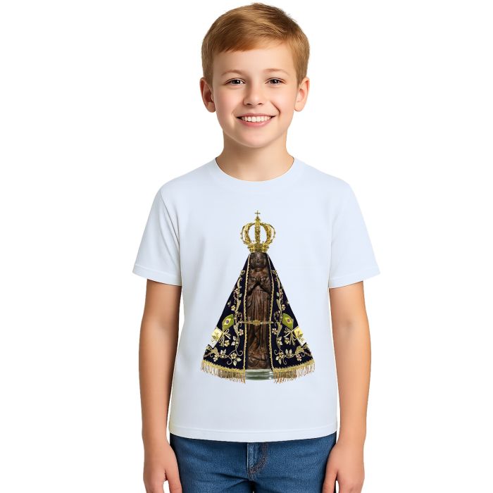 Camiseta Nossa Senhora de Aparecida Real Personalizada