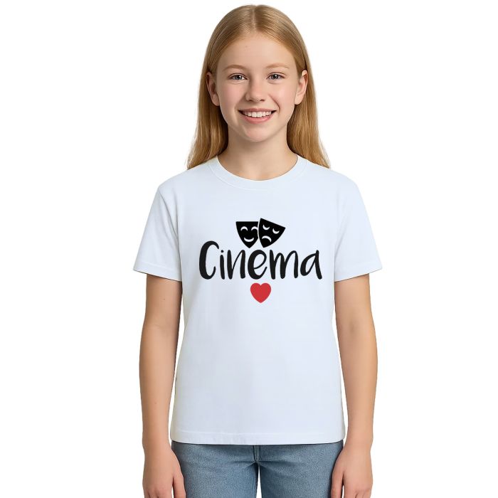 Camiseta Cinema Universitária Estampa Personalizada