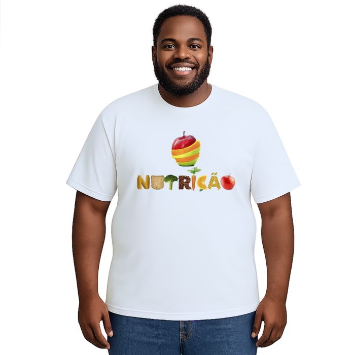Camiseta Nutrição Nutricionista Universitária Personalizada