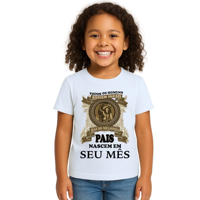 Camiseta Melhores Pais Nascem Em Personalizada