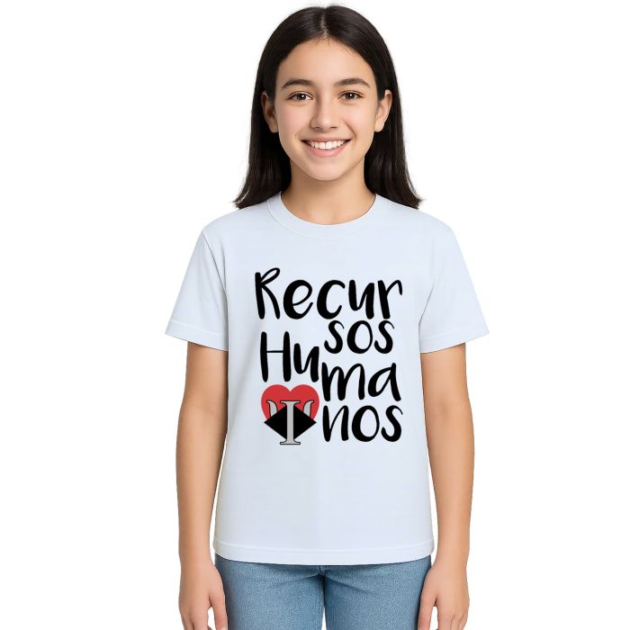 Camiseta Recursos Humanos Universitária Personalizada