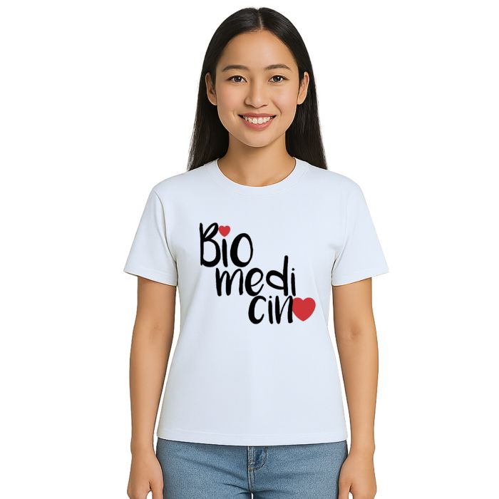 Camiseta Biomedicina Universitária Estampa Personalizada