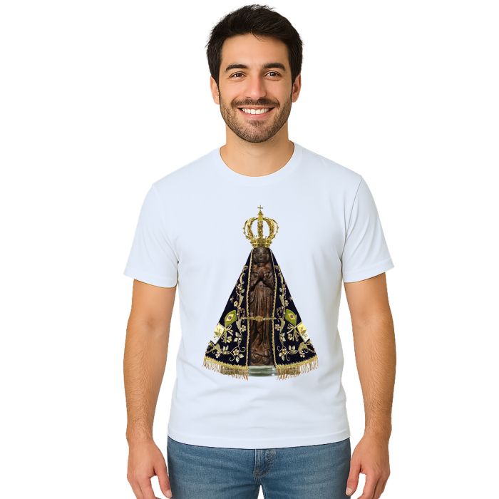 Camiseta Nossa Senhora de Aparecida Real Personalizada