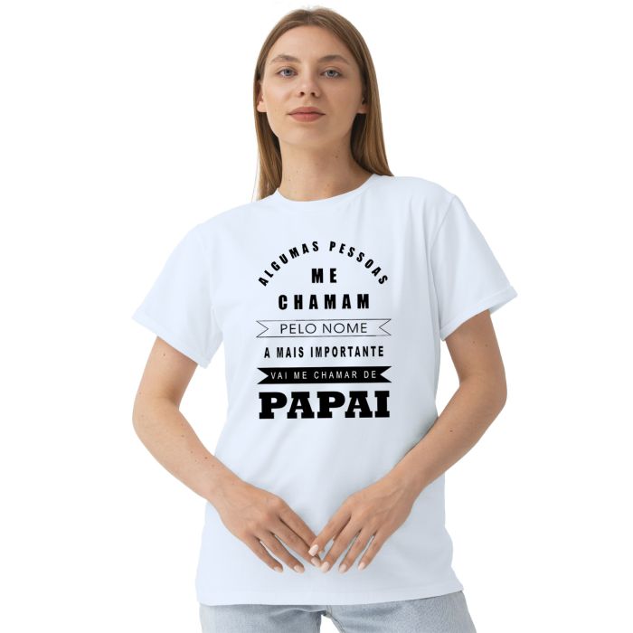 Camiseta Me Chamar De Papai Dia Dos Pais Personalizada