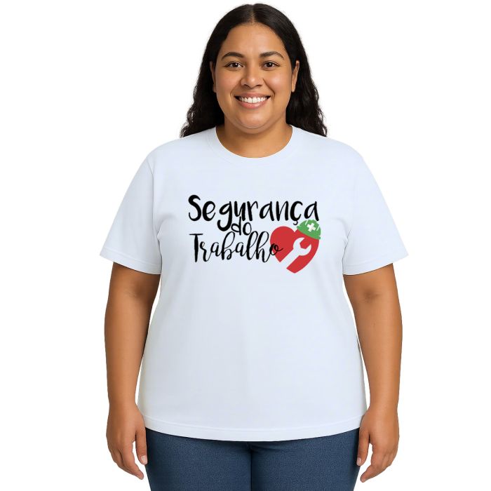 Camiseta Segurança Do Trabalho Personalizada Universitária